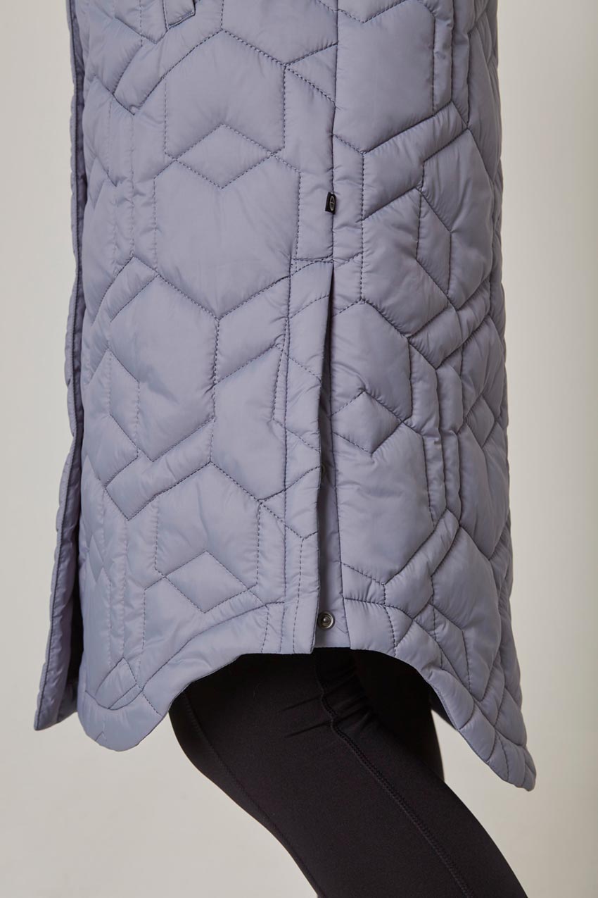 Women’s Longline Quilted Freezer Jacket