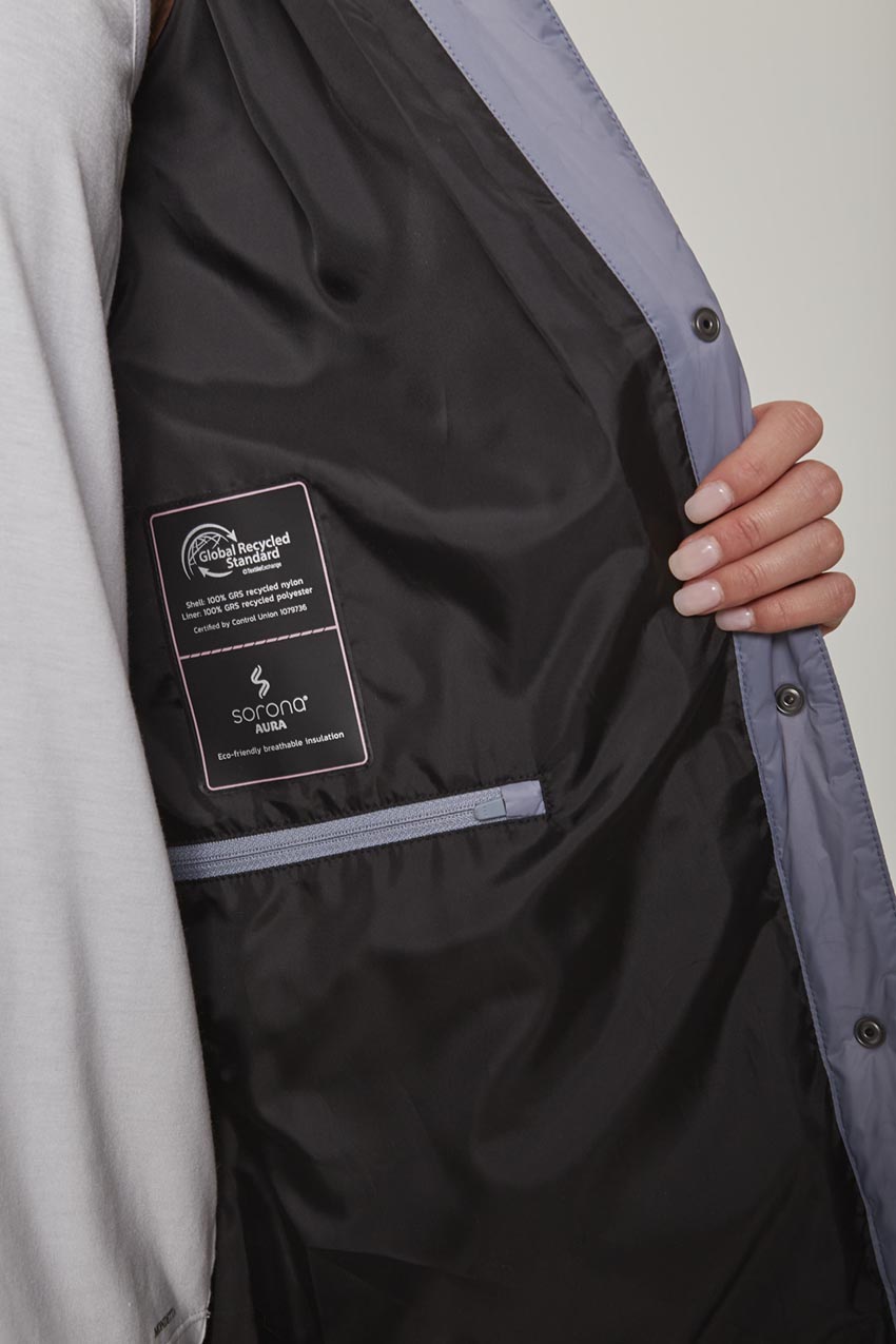 Women’s Longline Quilted Freezer Jacket
