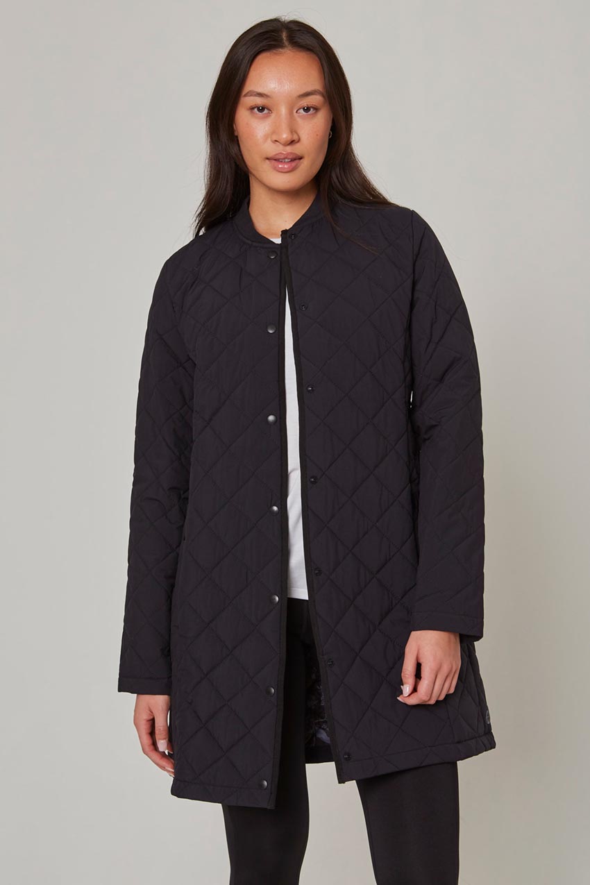 Mondetta Women's Quilted Freezer Jacket in Black