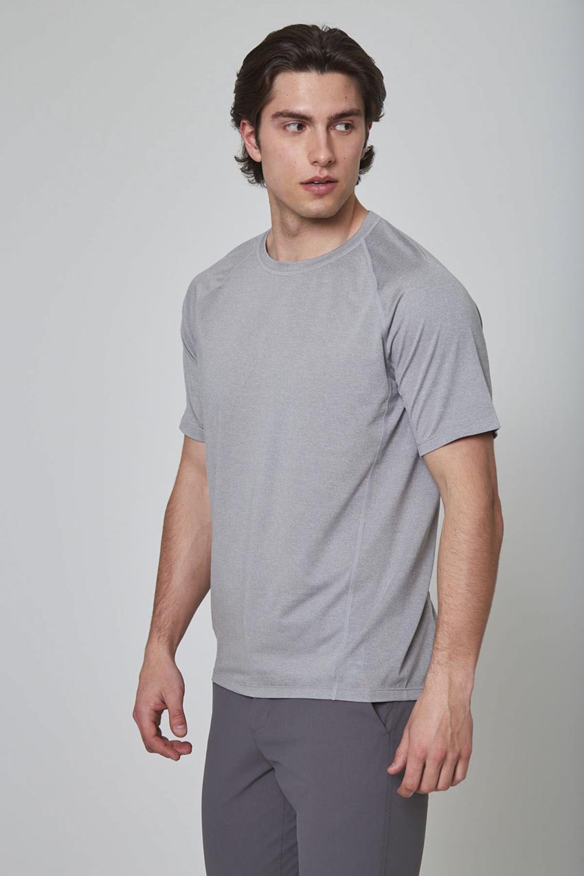 Mondetta Men’s Evolution Tee in Natural Gray