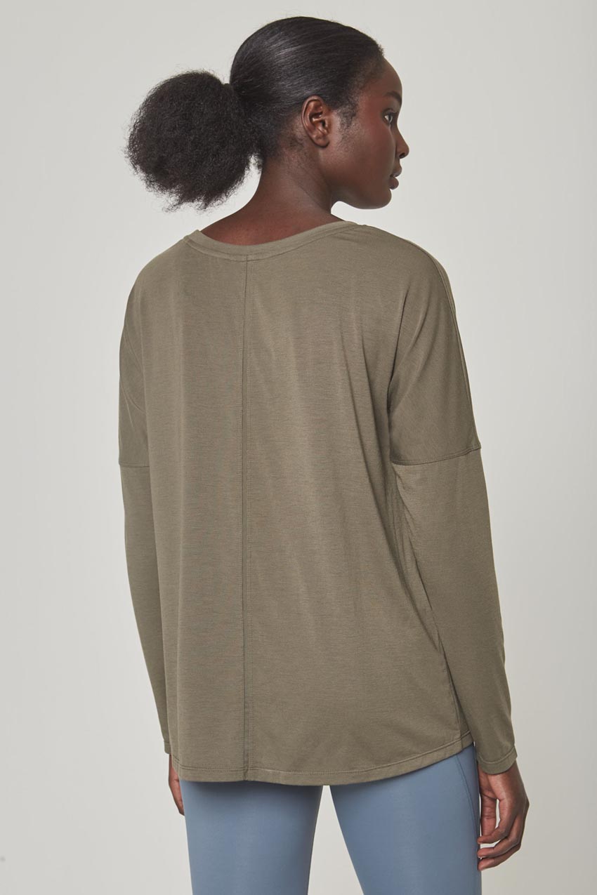 Dynamic Recycled Cover-Up Stink-Free Long Sleeve Top - Sale
