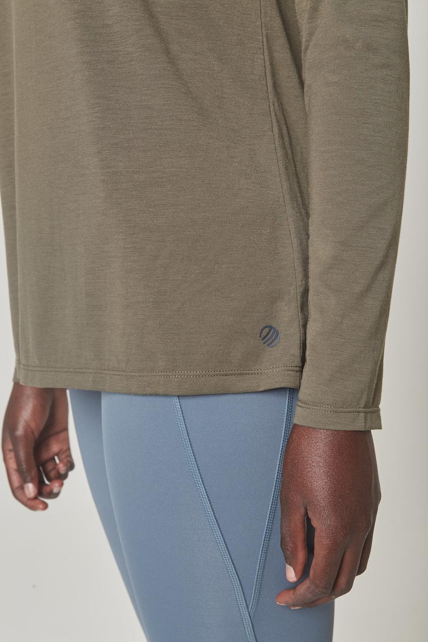 Dynamic Recycled Cover-Up Stink-Free Long Sleeve Top - Sale