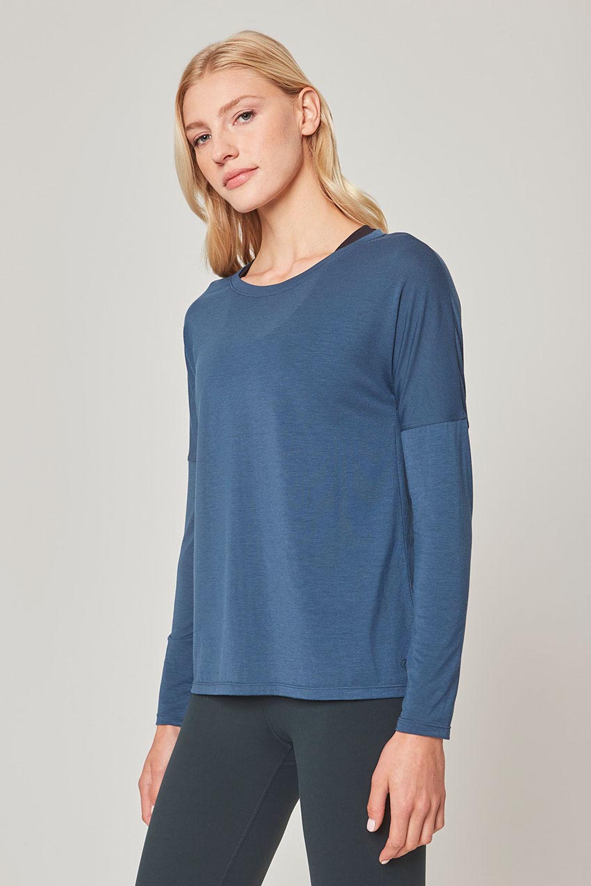 Dynamic Recycled Cover-Up Stink-Free Long Sleeve Top - Sale