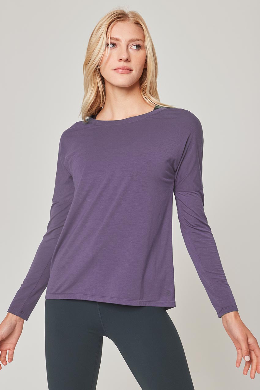 Dynamic Recycled Cover-Up Stink-Free Long Sleeve Top - Sale