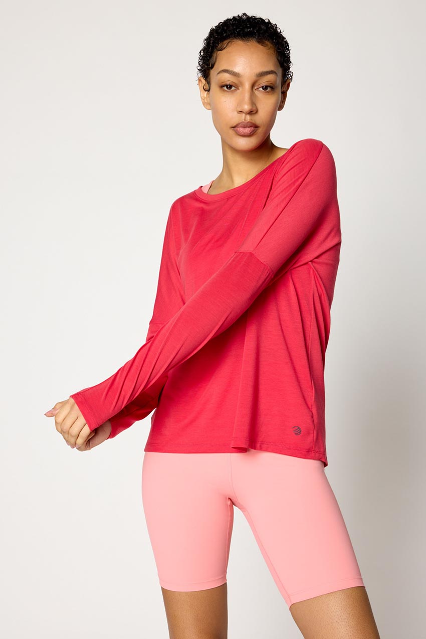 Dynamic Recycled Cover-Up Stink-Free Long Sleeve Top