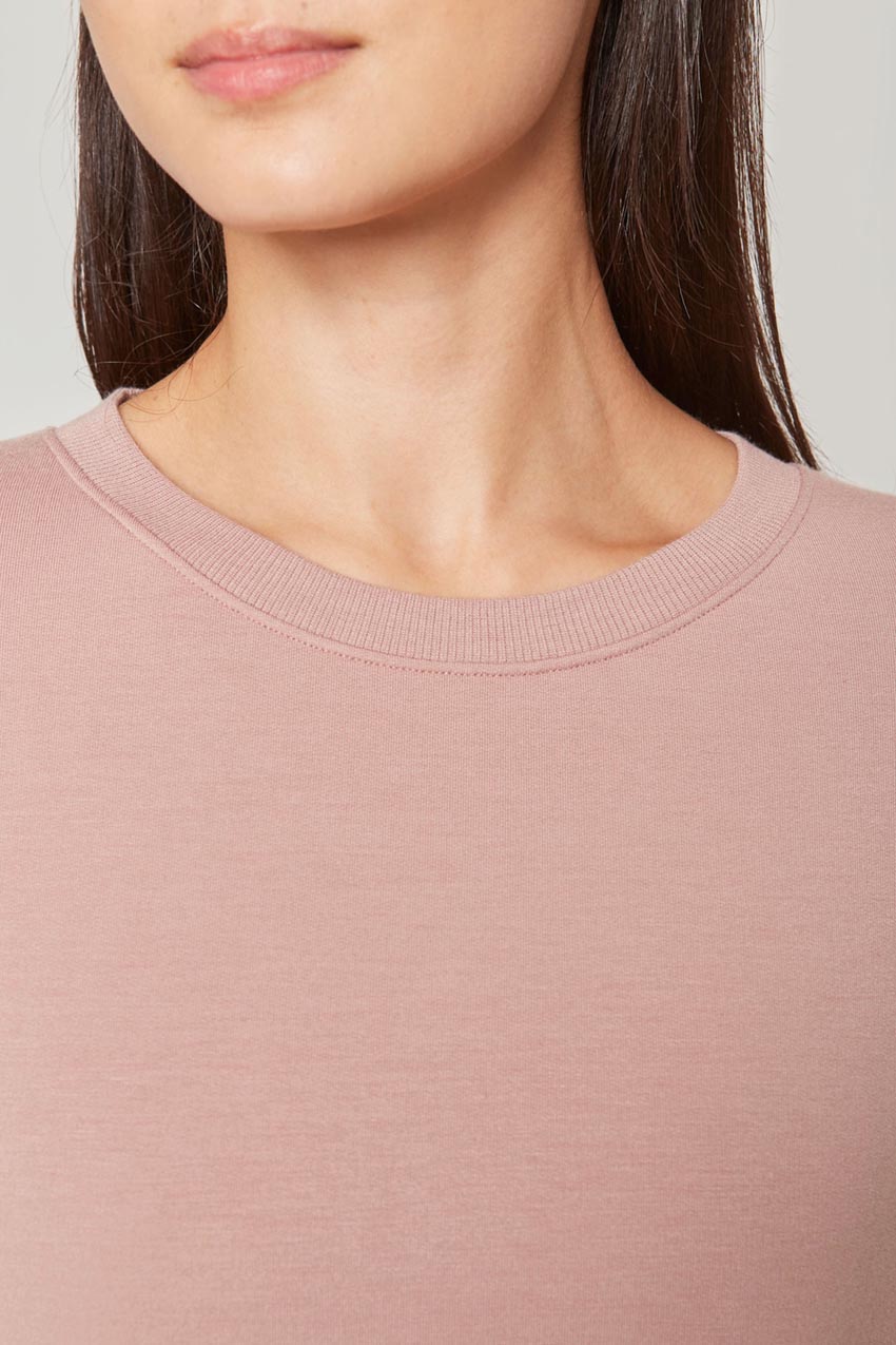 Serene Recycled Polyester TENCEL™ Modal Relaxed Crew Neck - Sale