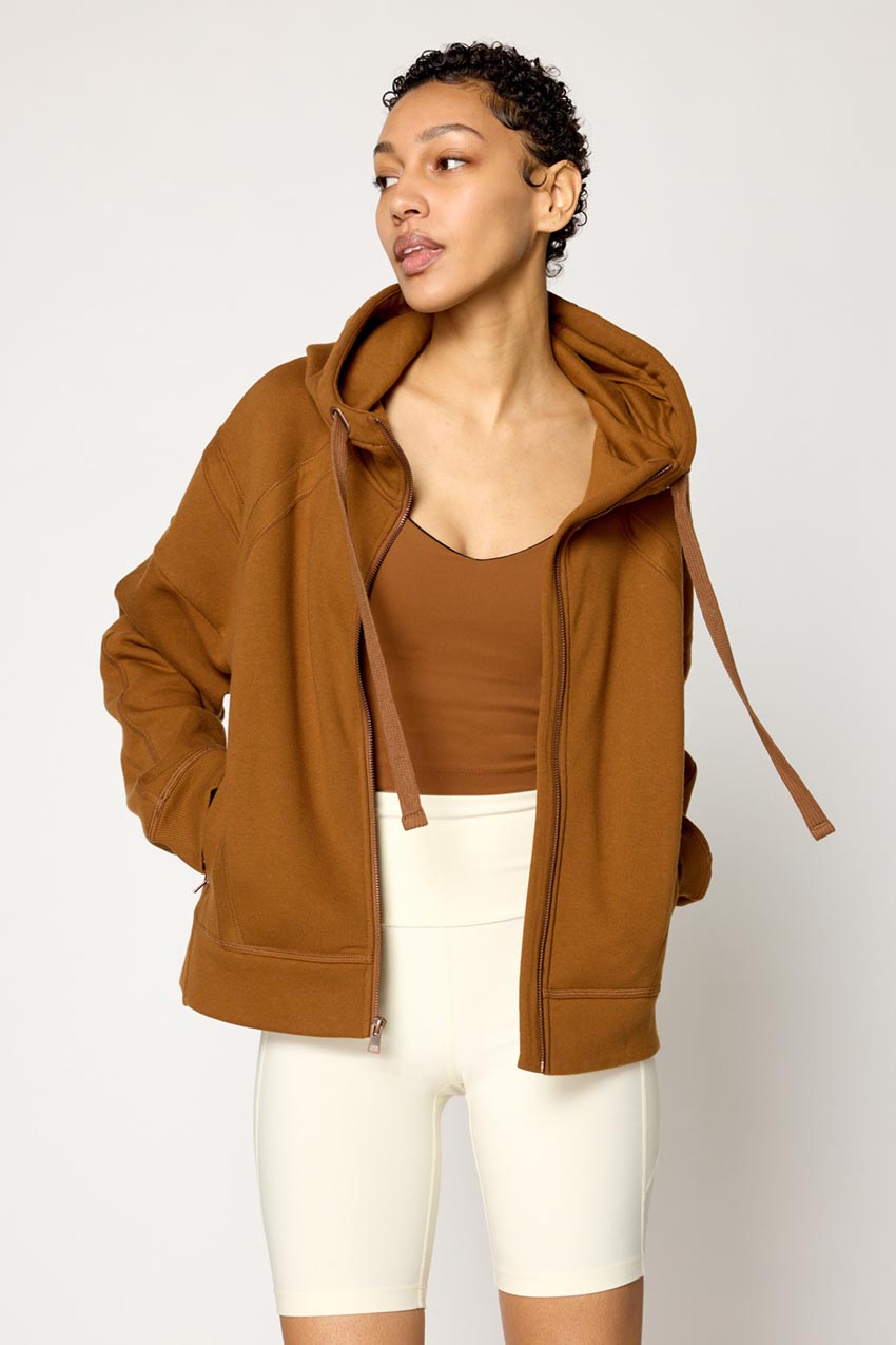 Ease Organic Cotton Recycled Zip-Up Hoodie