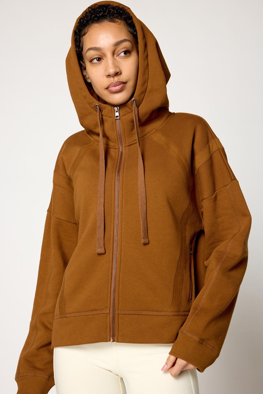 Ease Organic Cotton Recycled Zip-Up Hoodie
