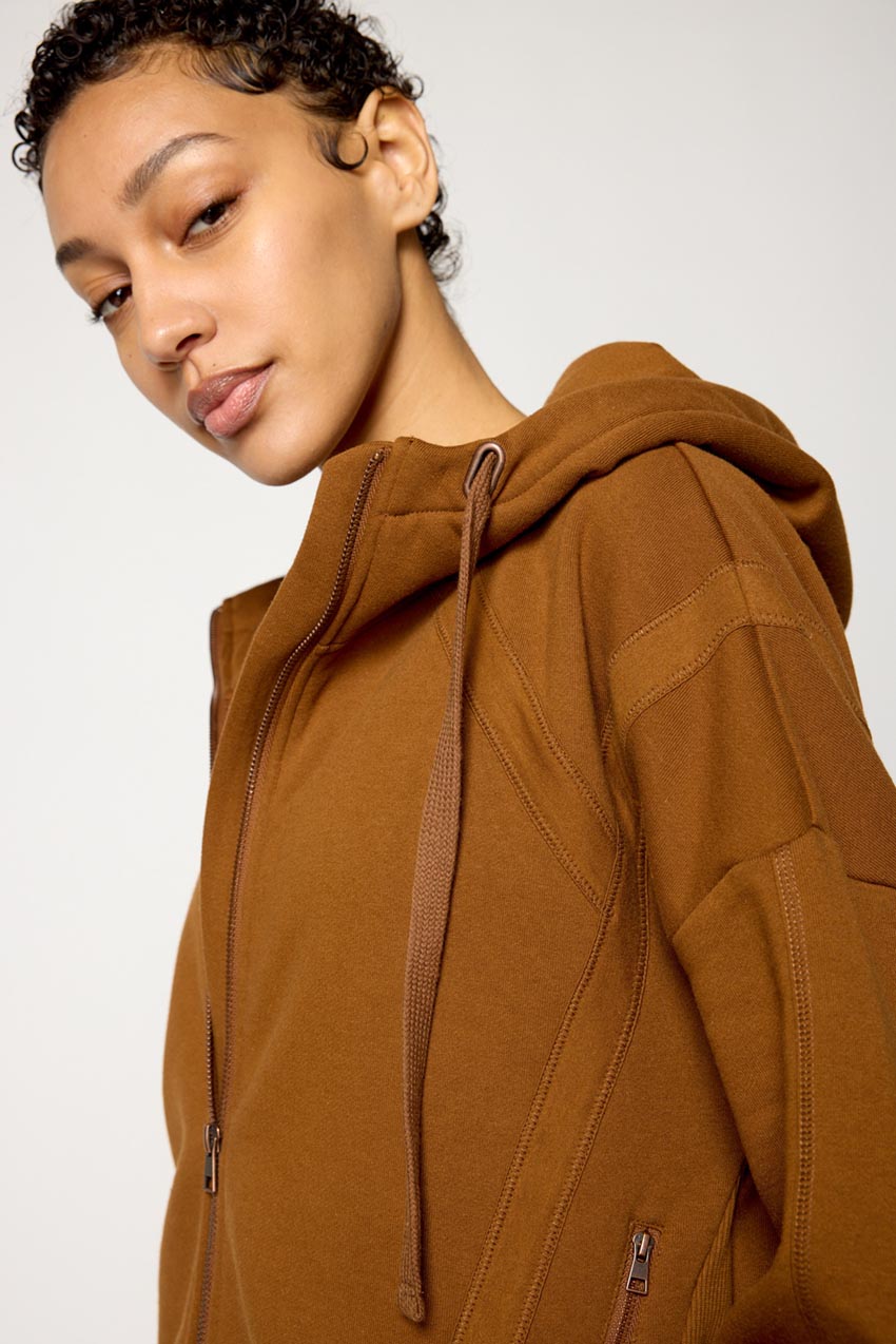 Ease Organic Cotton Recycled Zip-Up Hoodie