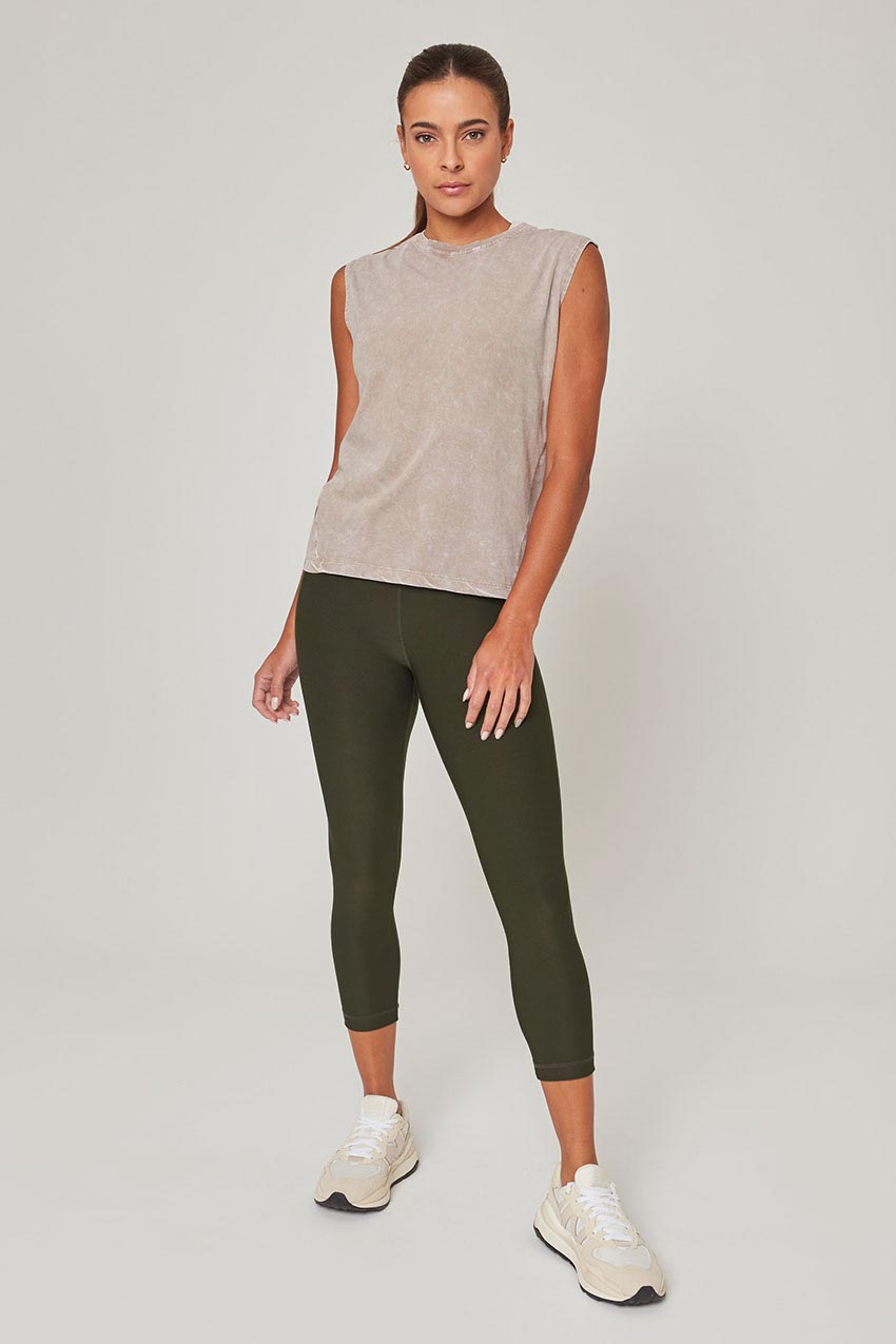 Calm Boxy Washed Tank Top