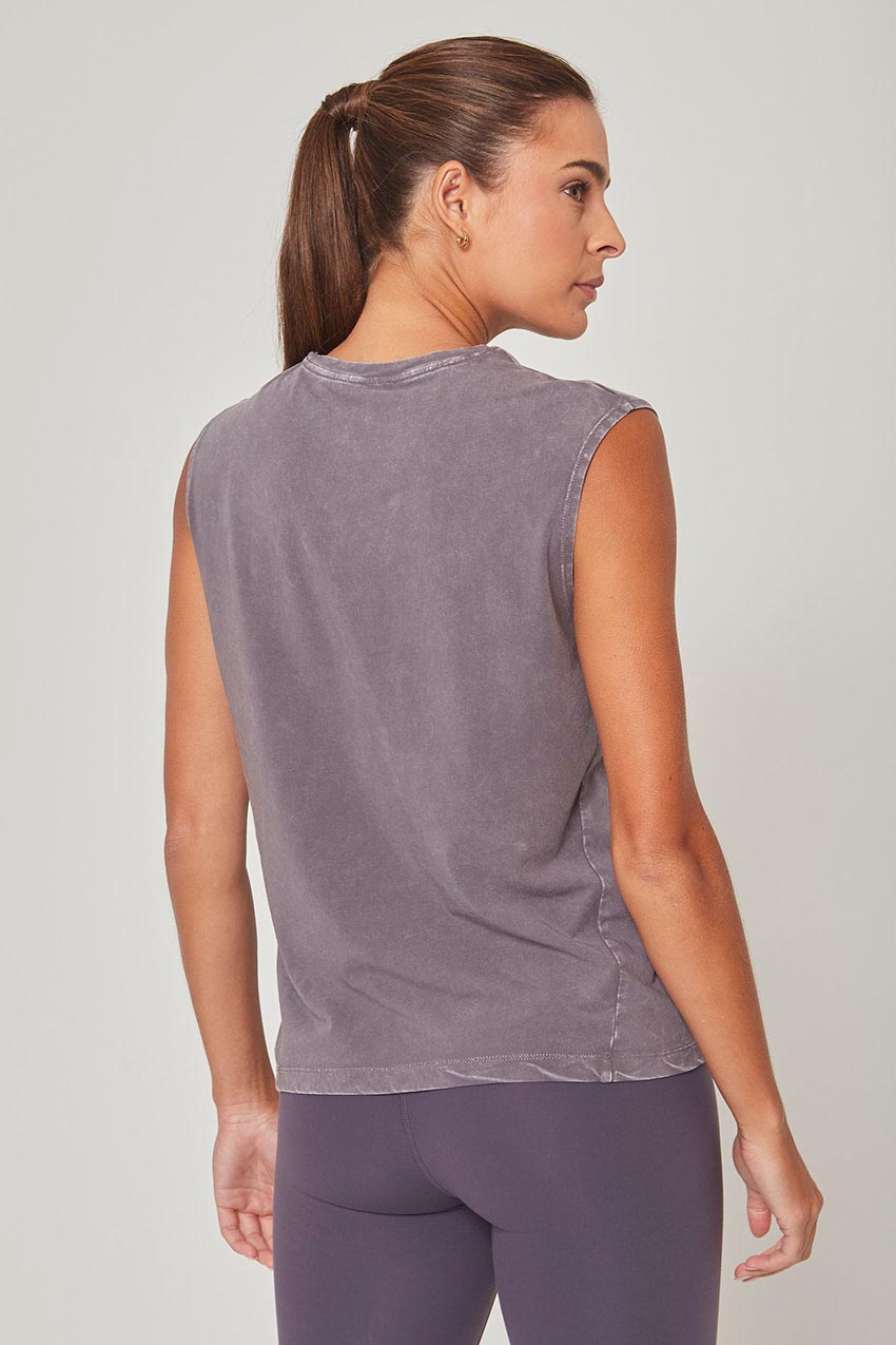 Calm Boxy Washed Tank Top