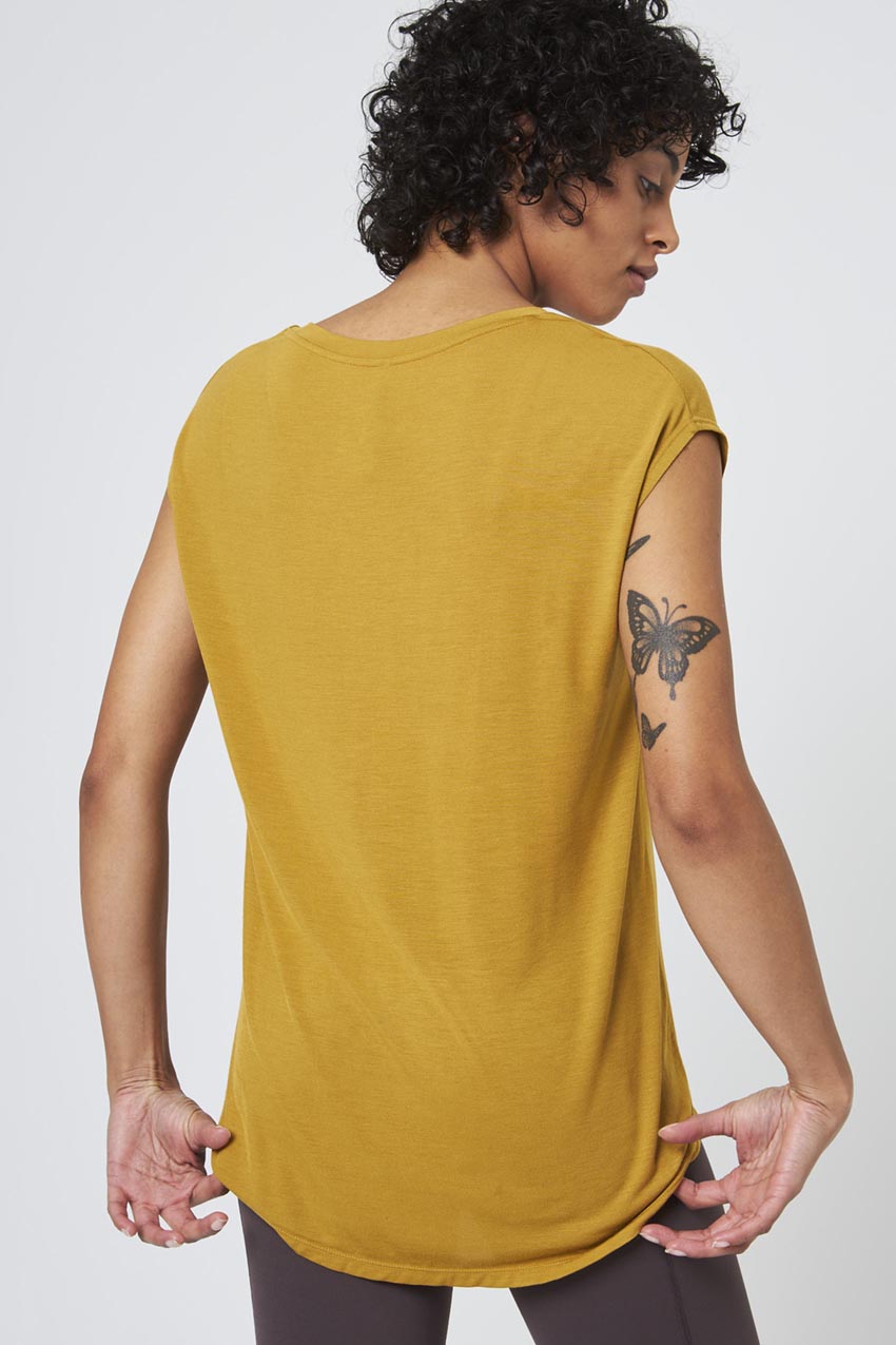 Breeze Tencel™ Modal V-Neck Relaxed T-Shirt