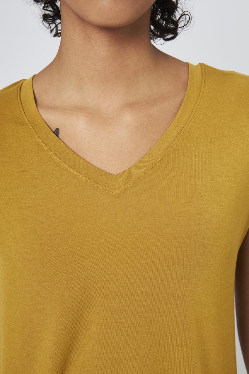 Breeze Tencel™ Modal V-Neck Relaxed T-Shirt