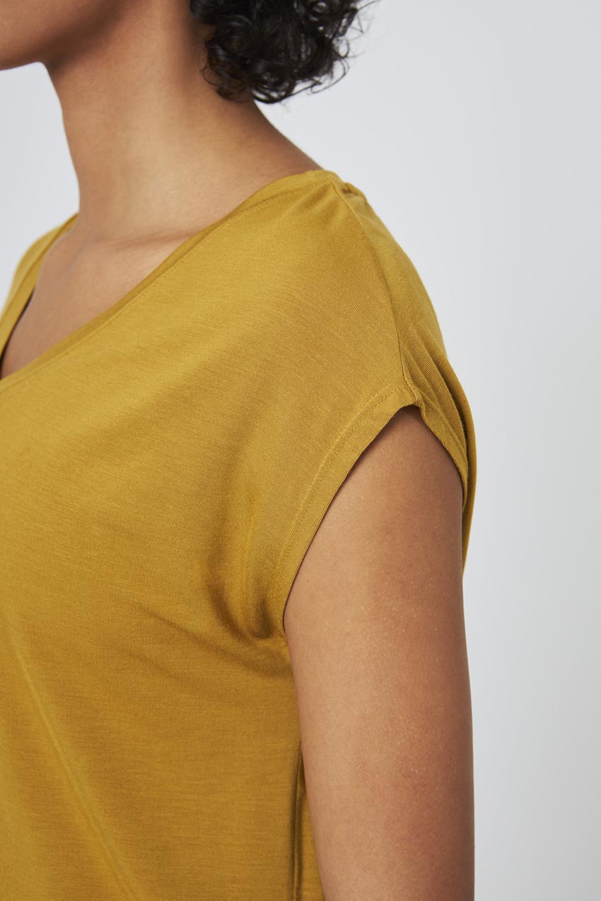 Breeze Tencel™ Modal V-Neck Relaxed T-Shirt