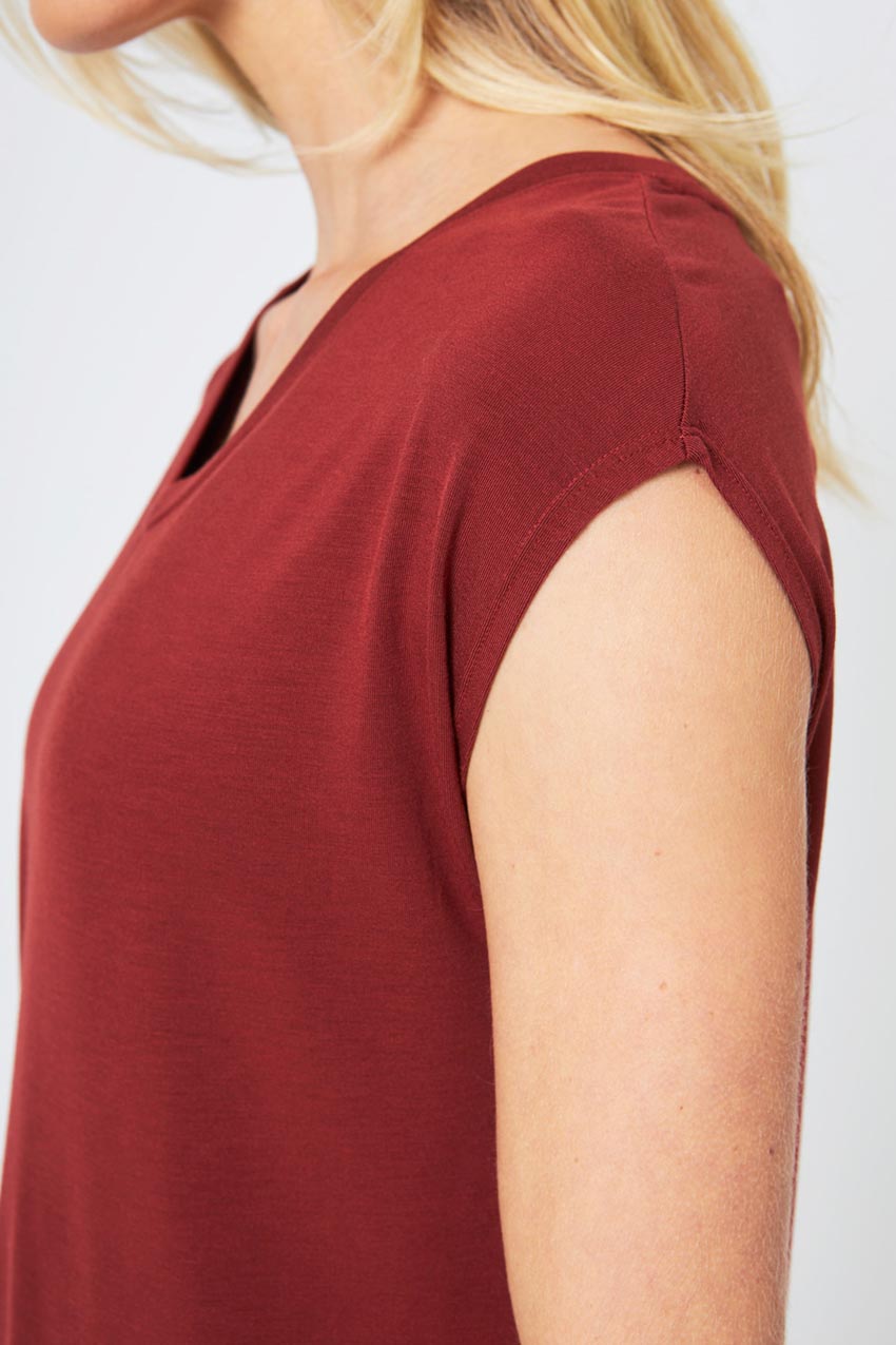 Breeze Tencel™ Modal V-Neck Relaxed T-Shirt