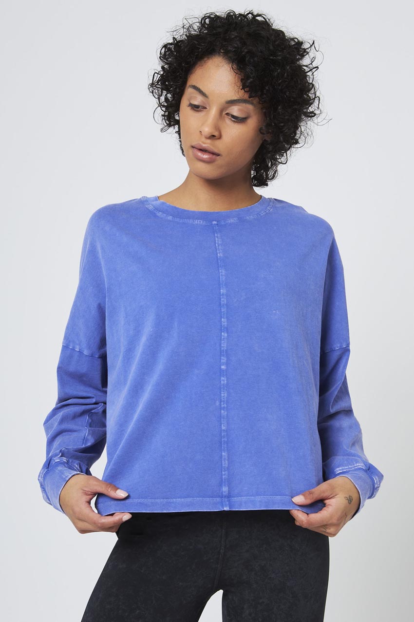 Calm Oversized Boxy Long Sleeve Top