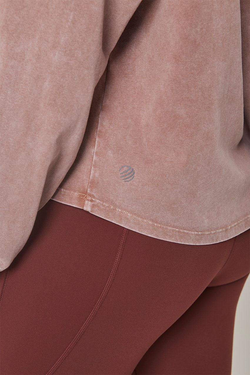 Calm Oversized Boxy Long Sleeve Top - Sale