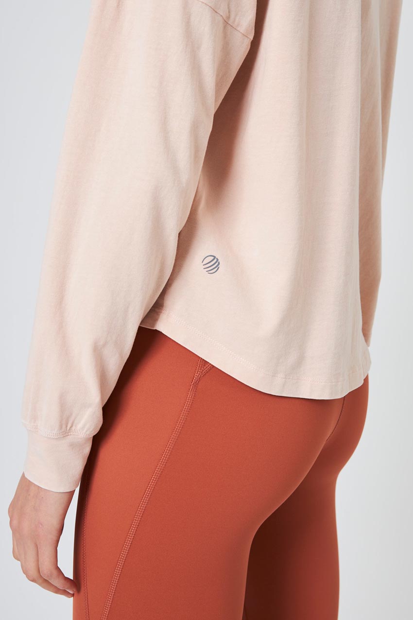 Calm Oversized Boxy Long Sleeve Top