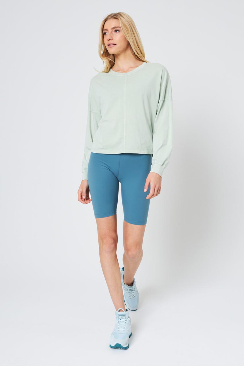 Calm Oversized Boxy Long Sleeve Top