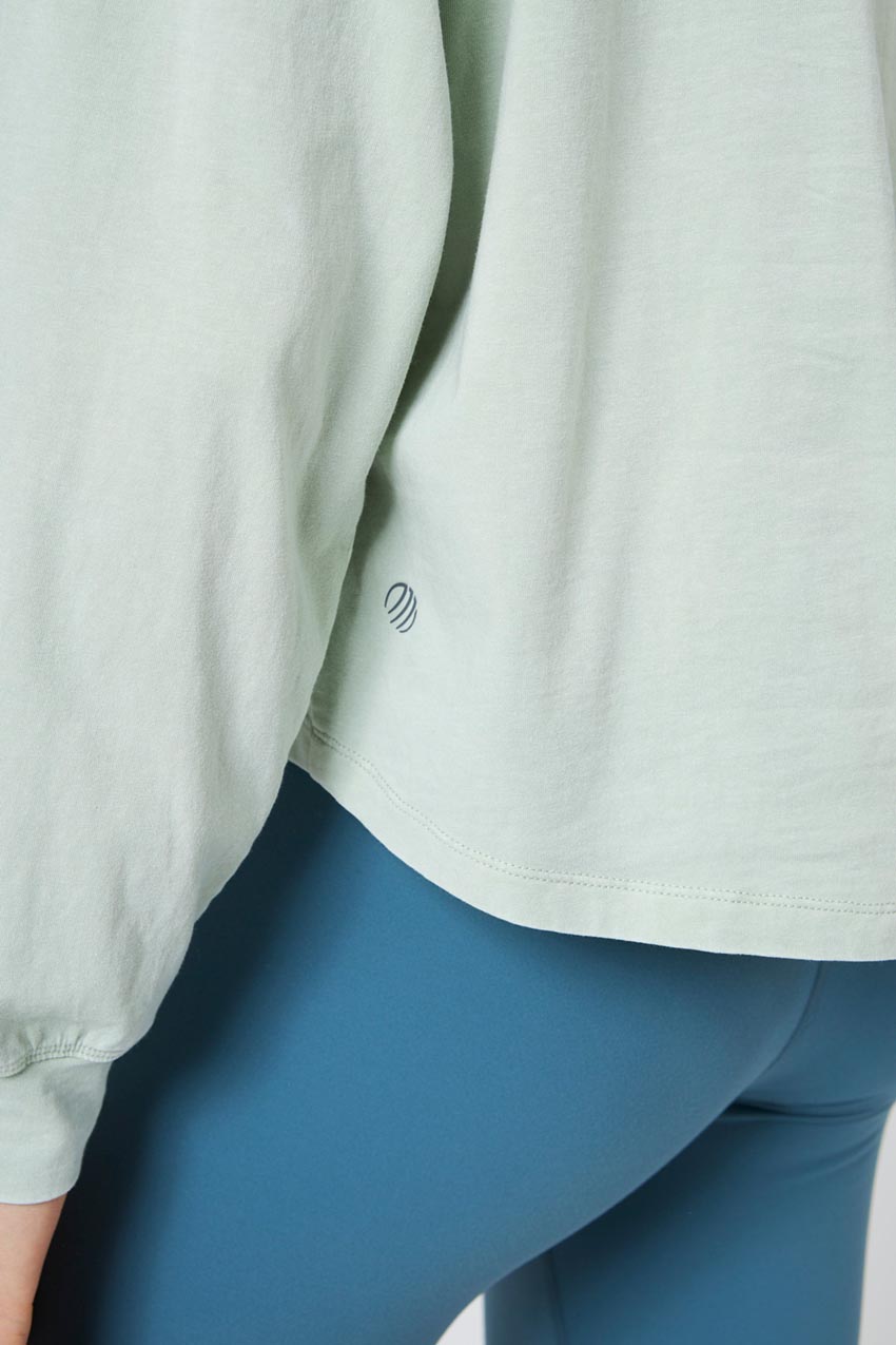 Calm Oversized Boxy Long Sleeve Top