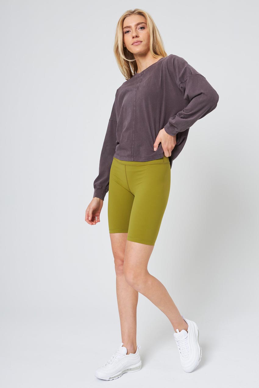 Calm Oversized Boxy Long Sleeve Top