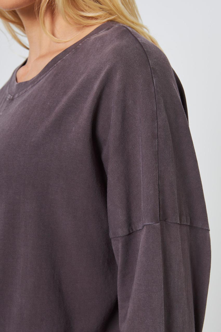 Calm Oversized Boxy Long Sleeve Top