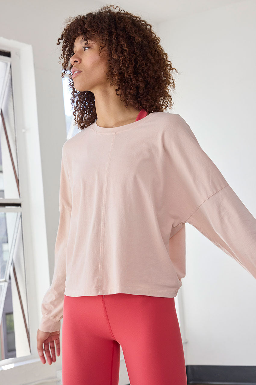 Calm Oversized Boxy Long Sleeve Top