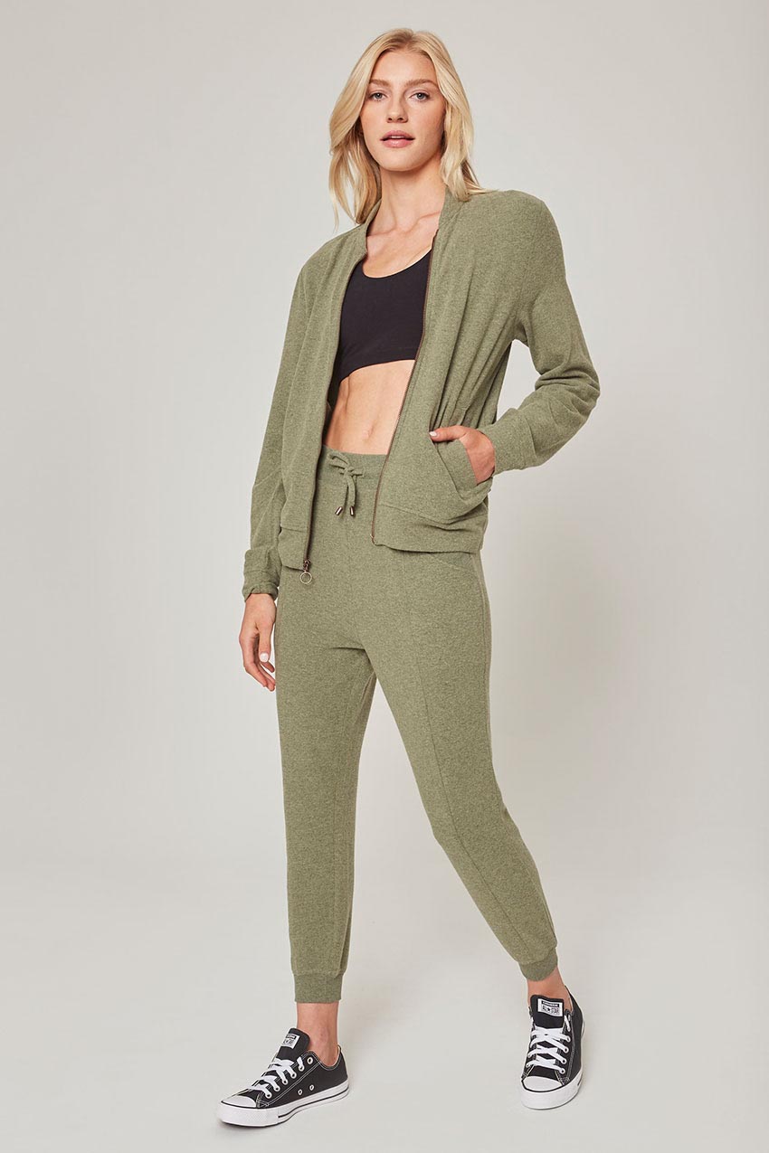 Tranquil Full Zip Bomber Jacket