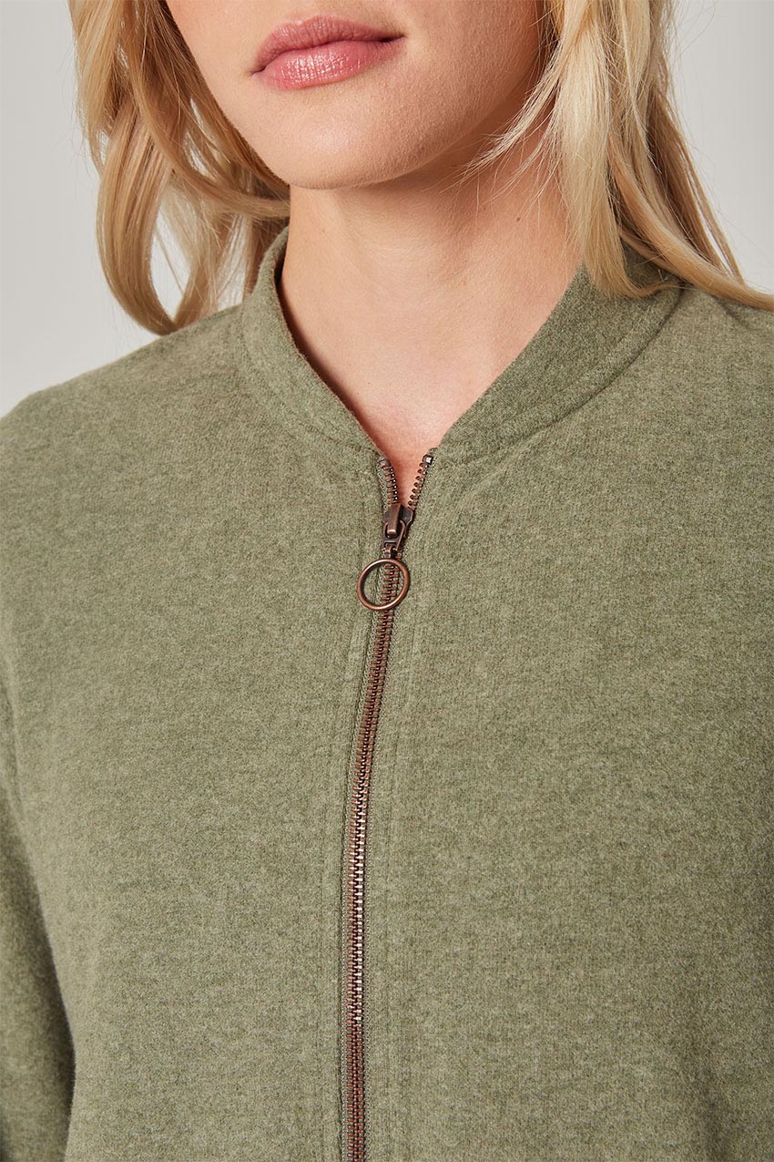 Tranquil Full Zip Bomber Jacket