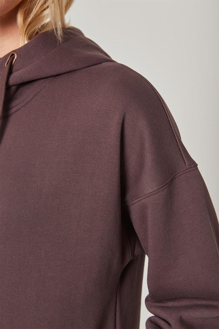 Ease Organic Cotton Recycled Polyester Oversized Zip-Up Hoodie - Sale