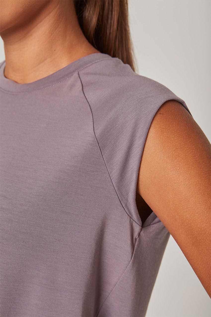 Dynamic Recycled Polyester Cap Sleeve Stink-Free Short Sleeve Shirt