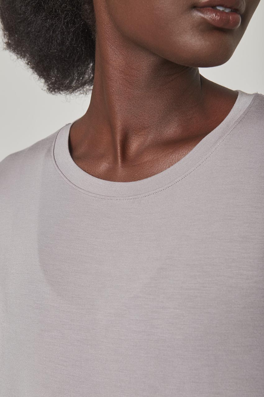 Breeze Tencel™ Modal Short Sleeve Shirt with Tacked Shoulder