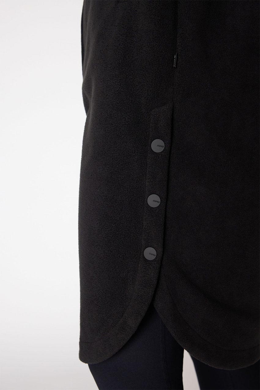 Elevate Fleece Longline Shirt Jacket