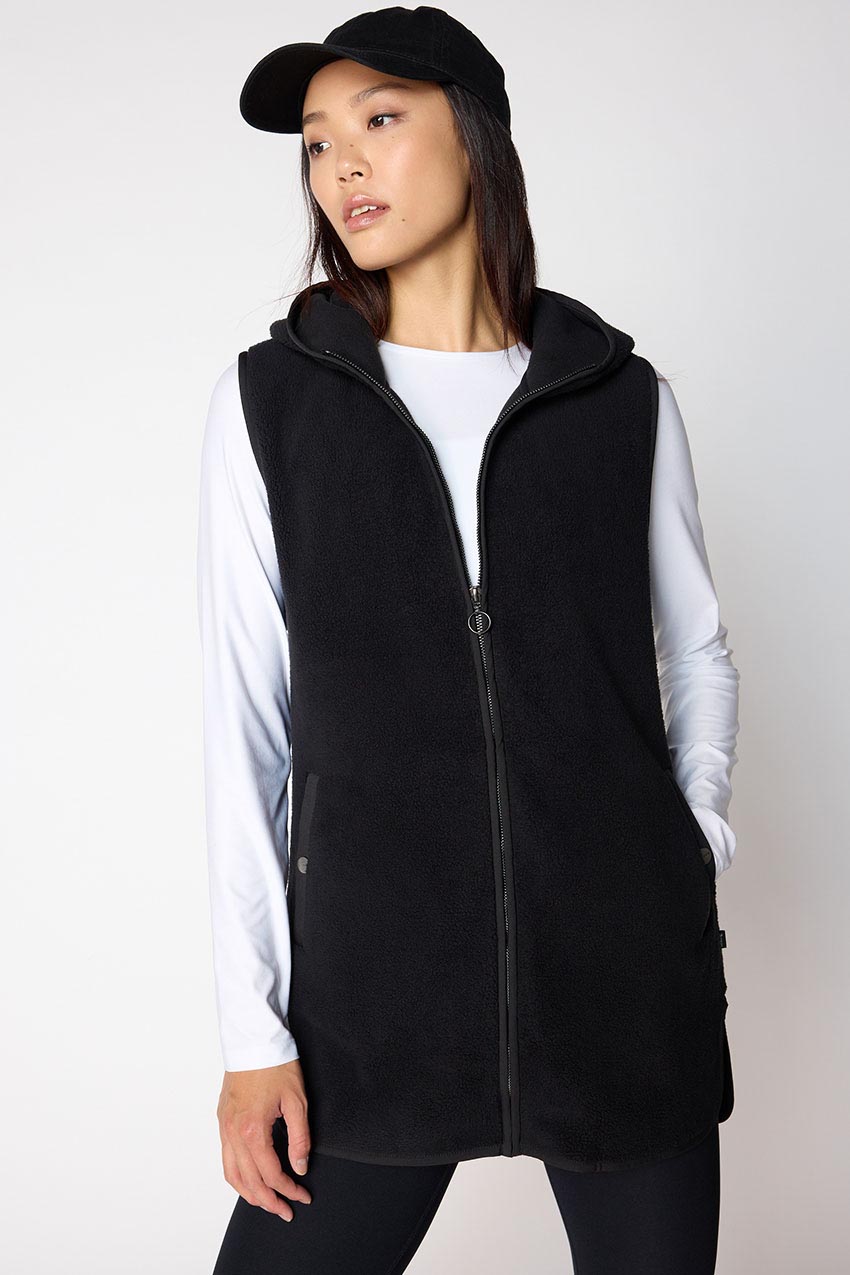 MPG Sport Levitate Berber Vest in Black