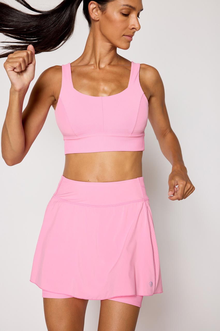 Steffi Rib Jacquard Tennis Bra