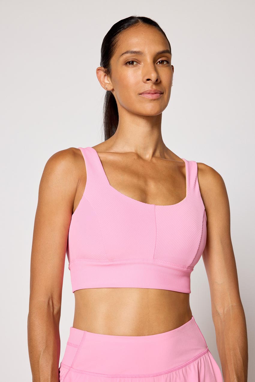 Steffi Rib Jacquard Tennis Bra