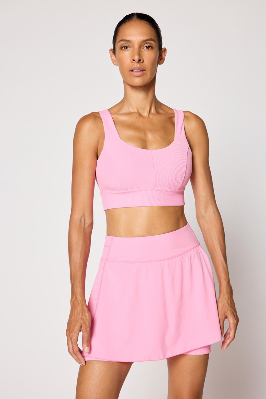 Steffi Rib Jacquard Tennis Bra