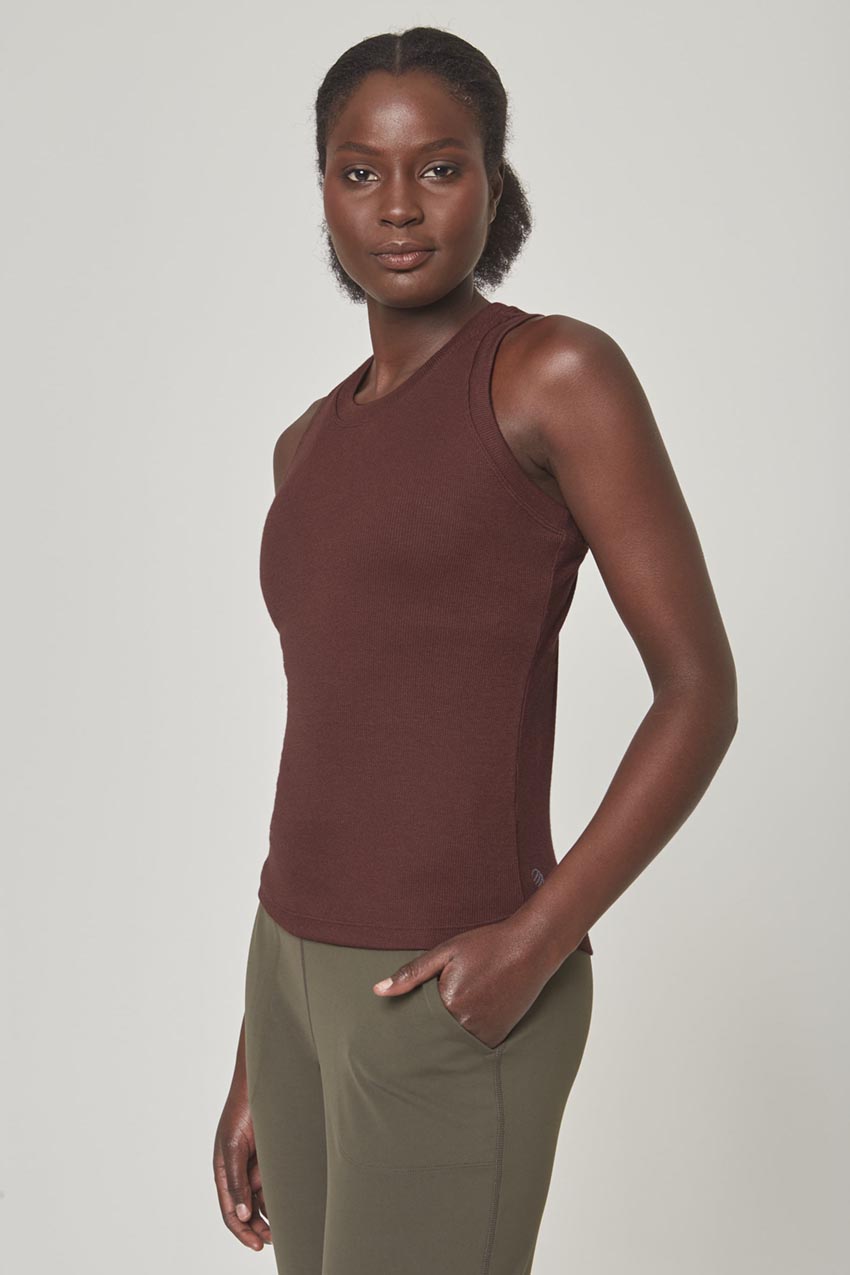 Adapt Ribbed Modal Tank Top
