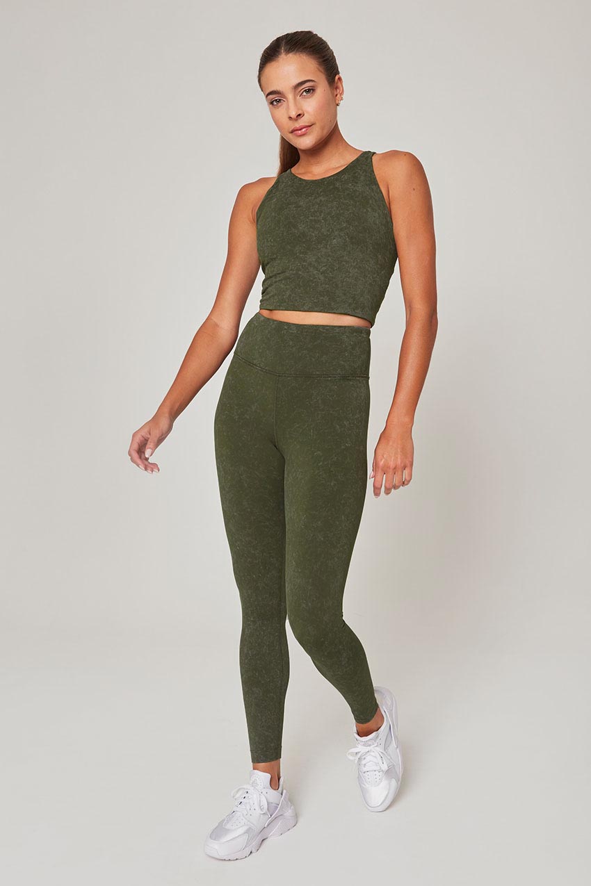 Vital High Neck Longline Medium Support Sports Bra Washed