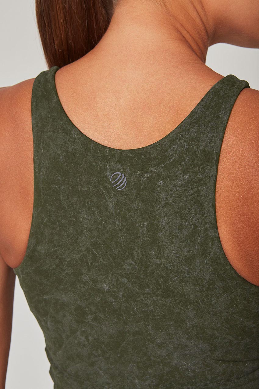 Vital High Neck Longline Medium Support Sports Bra Washed