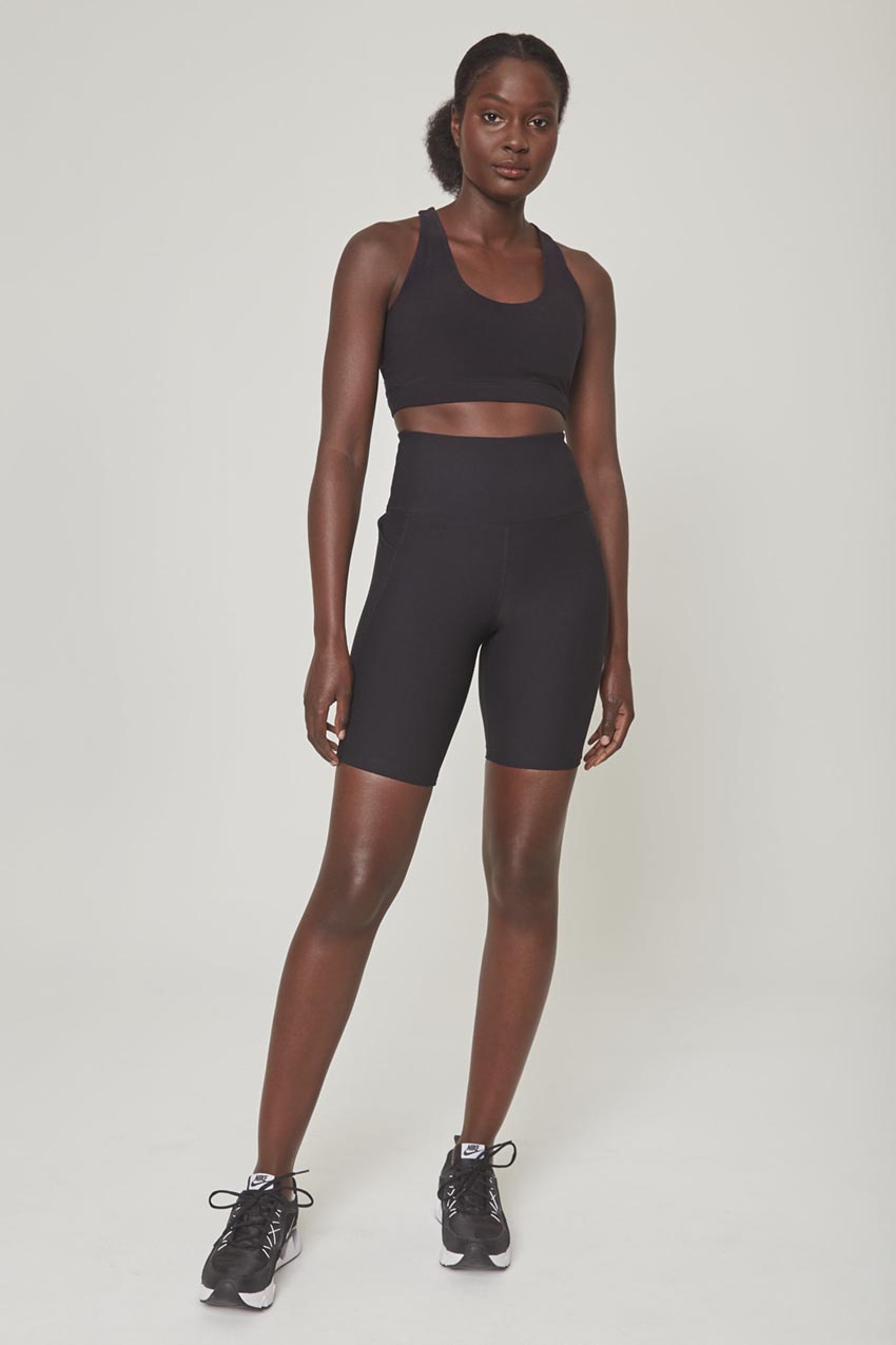Explore Racerback Medium Support Sports Bra Peached