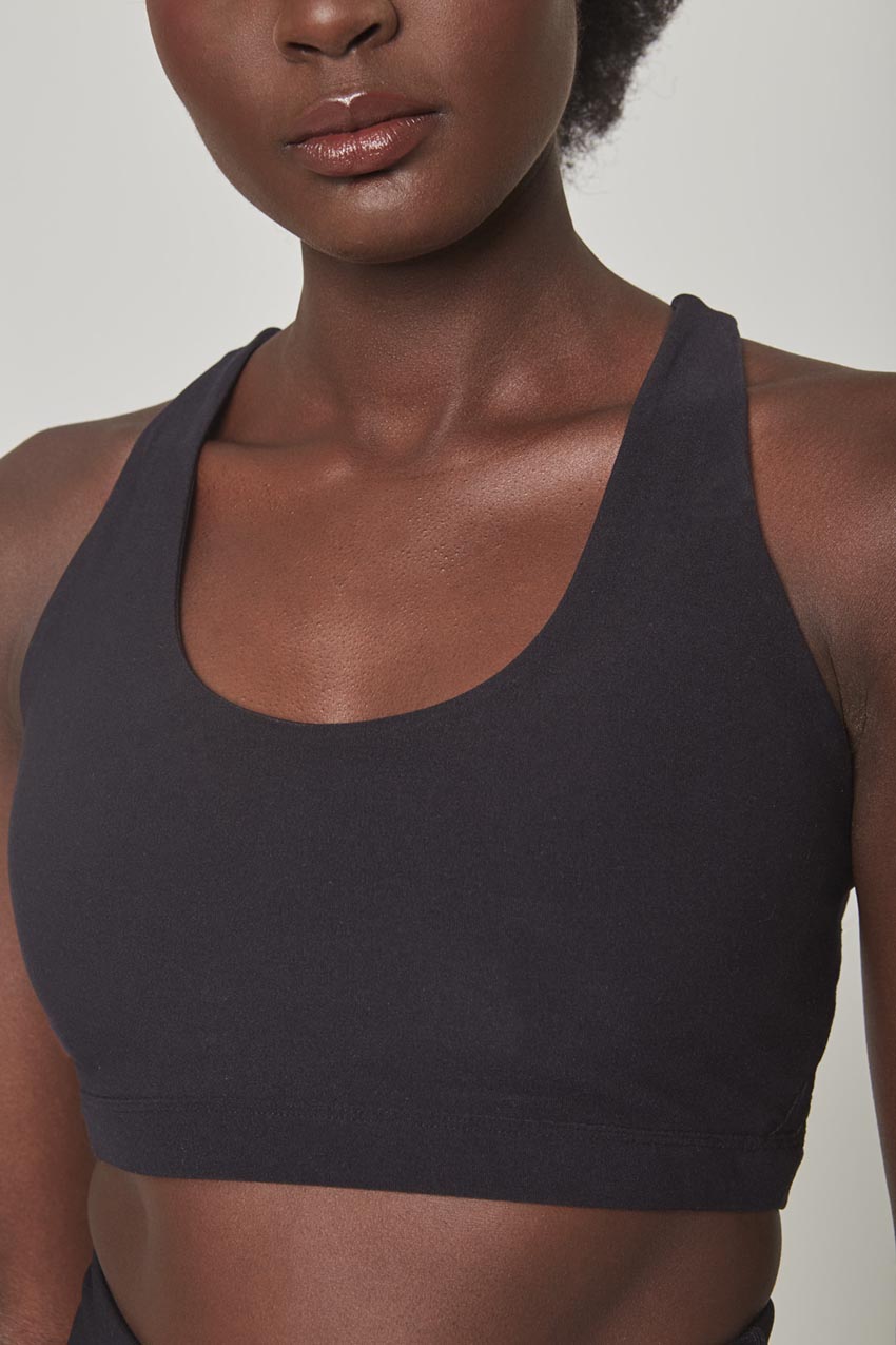Explore Racerback Medium Support Sports Bra Peached