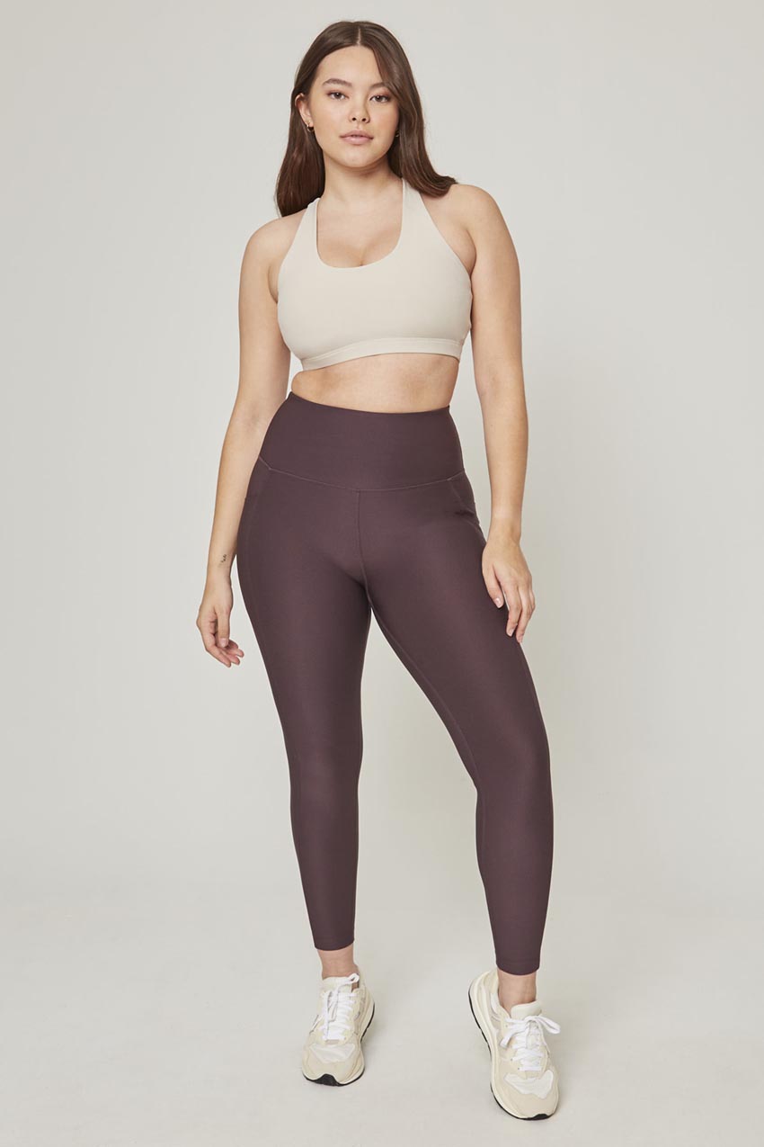 Explore Racerback Medium Support Sports Bra Peached