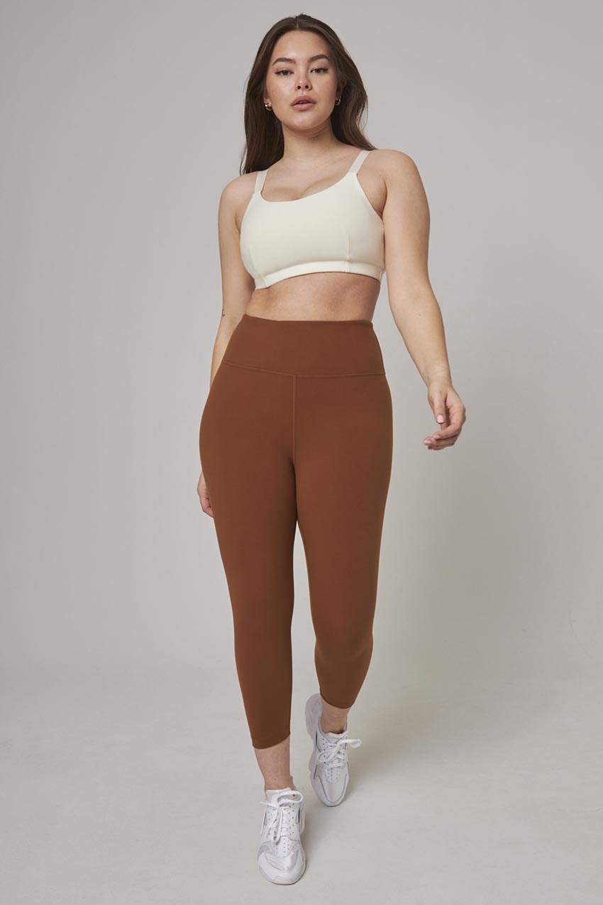 Explore Recycled Polyester Adjustable Medium Support Bra Peached