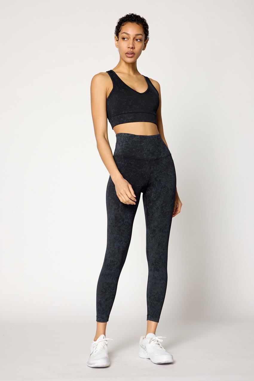 Vital Recycled Nylon Racerback Medium Support Sports Bra Washed