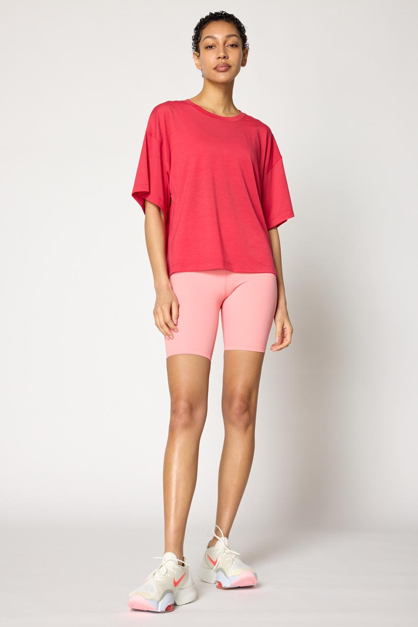 Dynamic Recycled Polyester Relaxed Short Sleeve T- Shirt