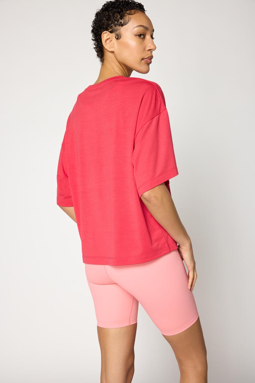 Dynamic Recycled Polyester Relaxed Short Sleeve T- Shirt
