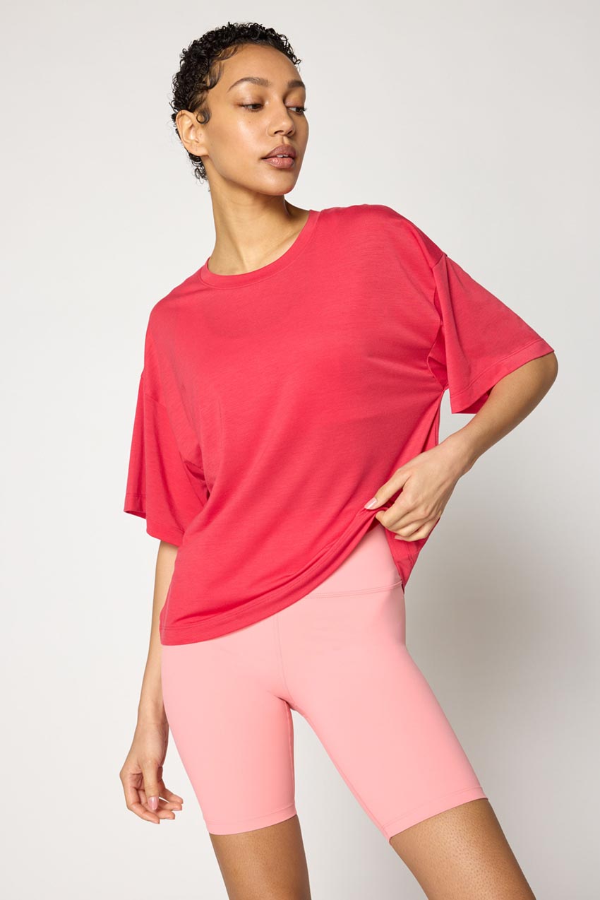 Dynamic Recycled Polyester Relaxed Short Sleeve T- Shirt