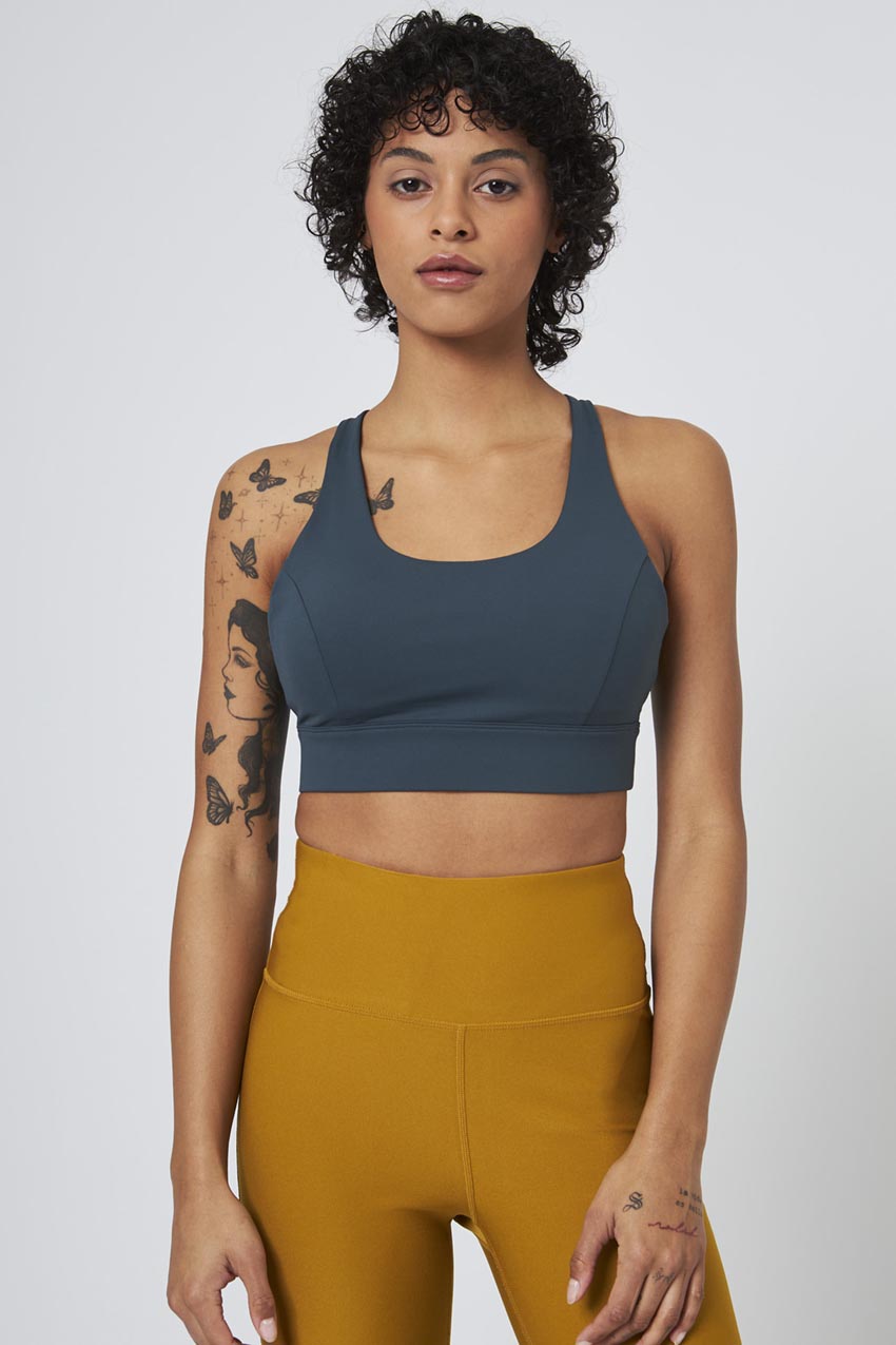 Vital Recycled Nylon Multi-Strap Medium Support Sports Bra