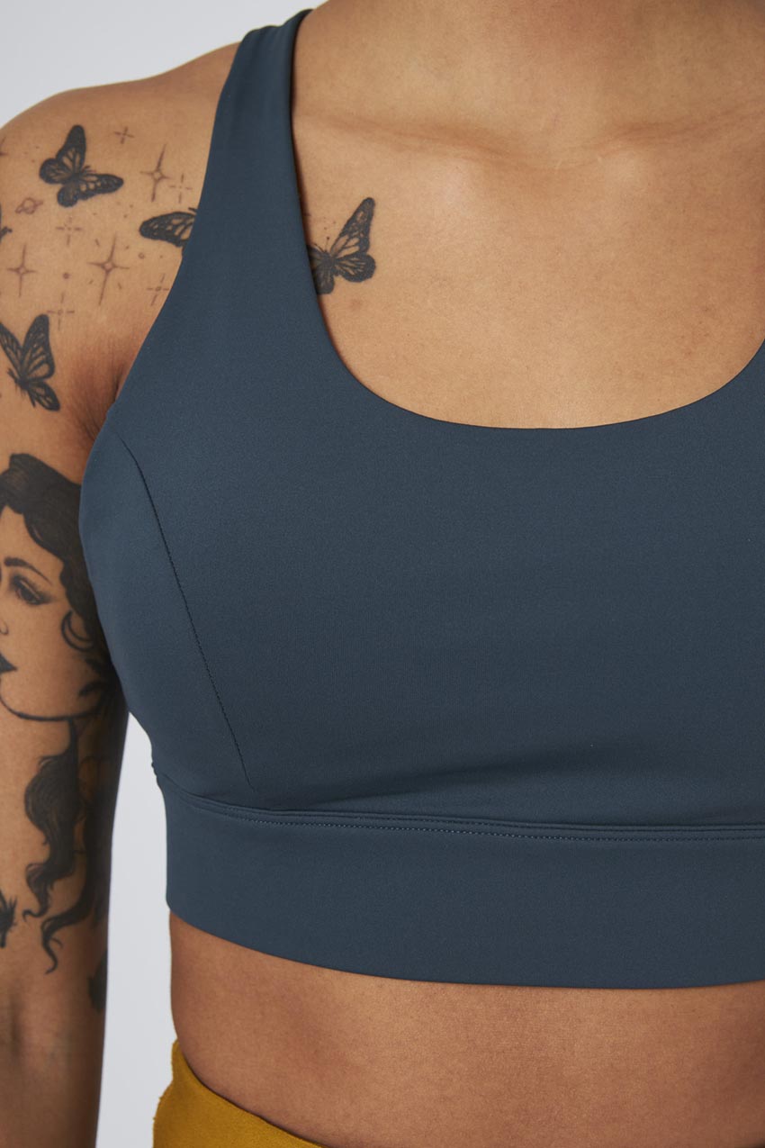 Vital Recycled Nylon Multi-Strap Medium Support Sports Bra